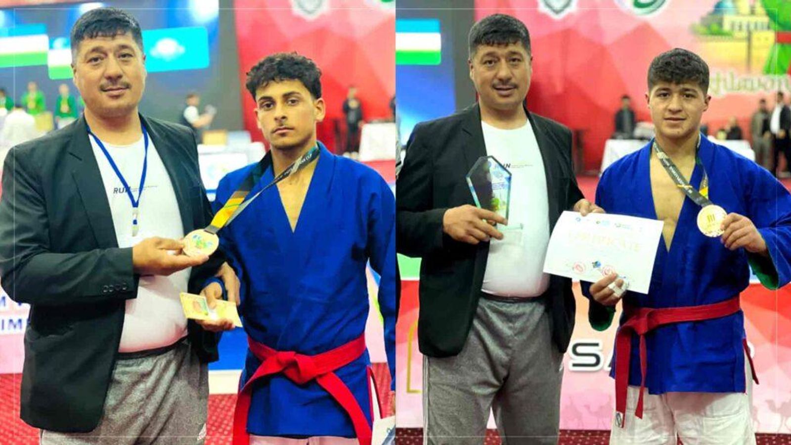 Two Afghan Under-18 Athletes Win Bronze Medals at Asian Kurash Championships in Uzbekistan