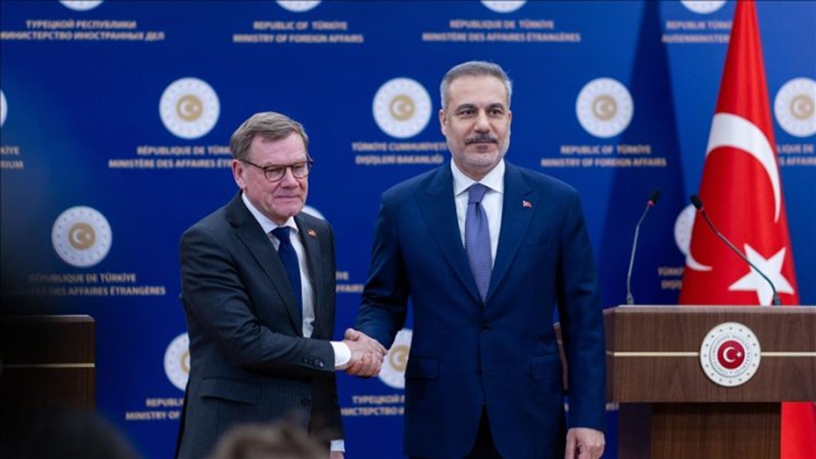 Turkish and German Foreign Ministers Urge De-escalation in US-Israel War Against Iran
