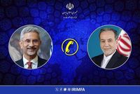 Iranian and Indian Foreign Ministers Hold Phone Call on Regional Developments and Global Security