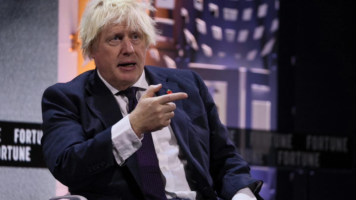 Former UK Prime Minister Johnson says West's Afghanistan withdrawal emboldened Putin in Ukraine