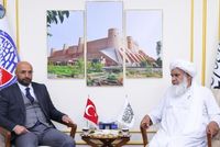 Mullah Nooruddin Turabi Meets Turkish Chargé d'Affaires to Discuss Expanded Humanitarian Cooperation