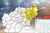 Rainfall and Flash Floods Forecast for 20 Provinces on Friday