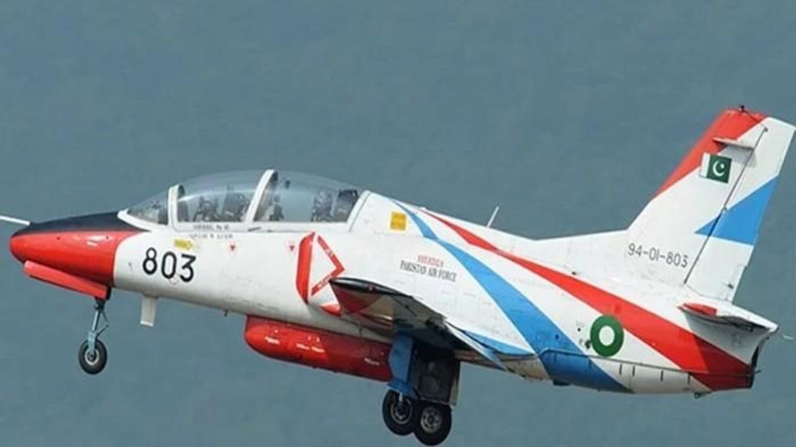 Pilot and naval officer killed in Pakistan Air Force training aircraft crash near Mardan