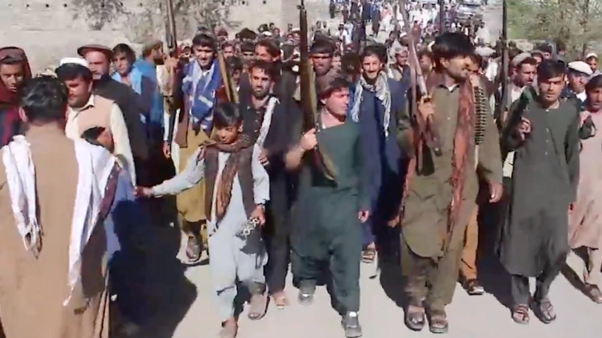 Taliban Holds Armed Rally Against Pakistan in Khost Districts