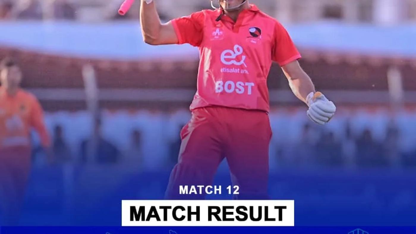 Bast Team Defeats Spin Ghar by Four Wickets in Omid Watan T20 Super Cup