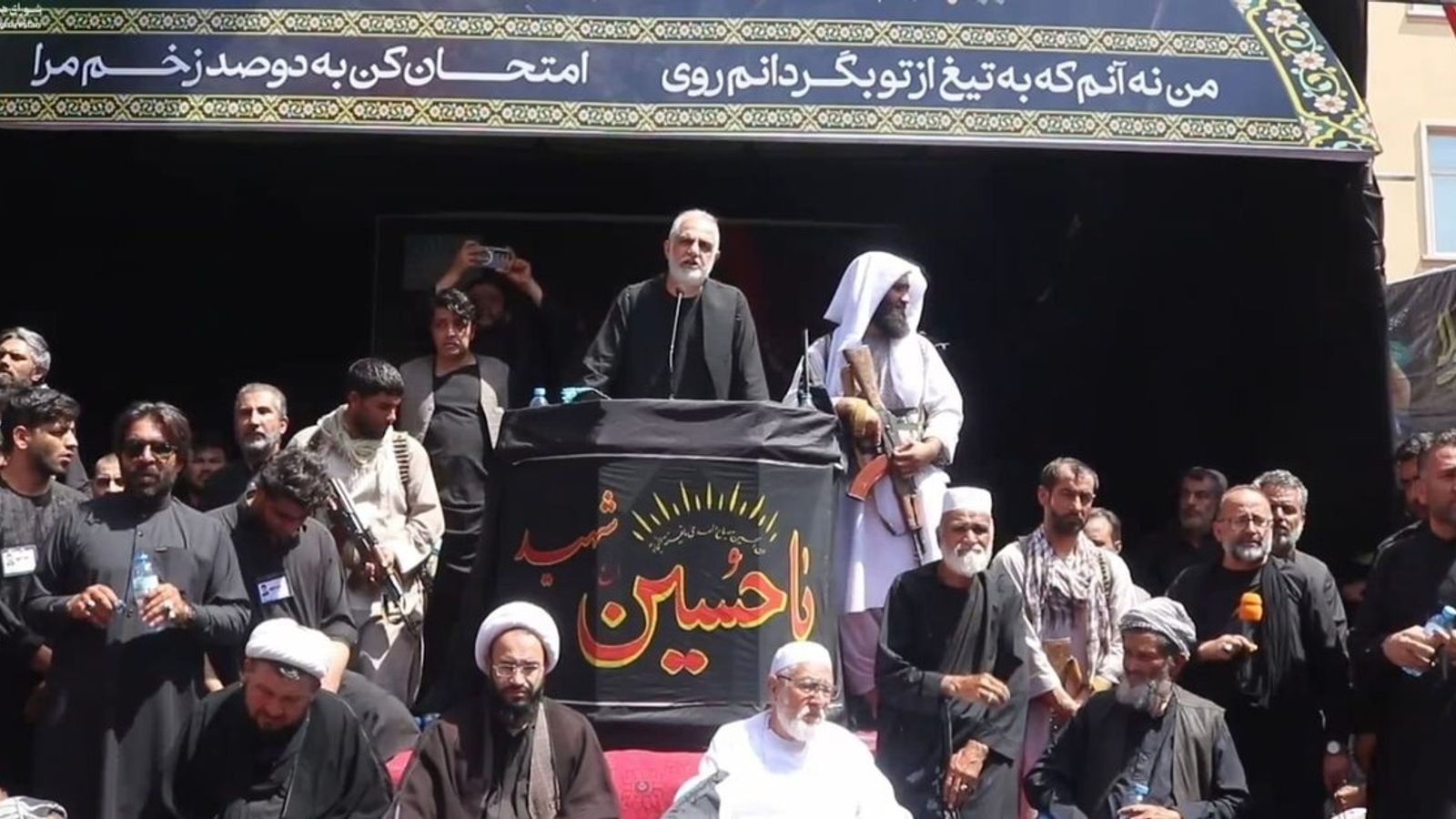 Critic at Herat Ashura Ceremony Accuses Taliban of Ignoring Economic Hardships