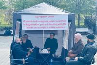 Former Afghan MP Stages Sit-in at European Parliament Calling for 'Gender Apartheid' Recognition