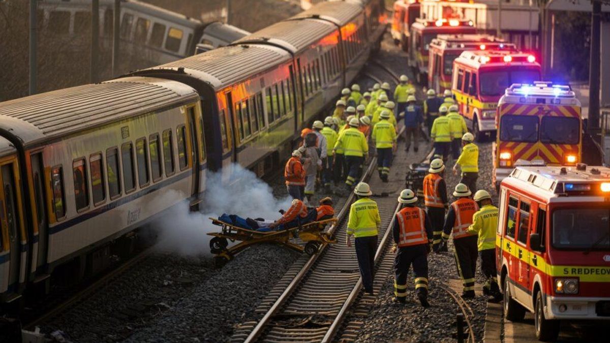 17 Injured in Head-On Train Collision North of Copenhagen