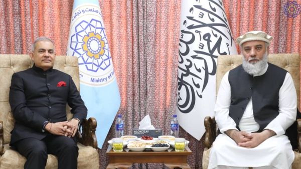 Afghanistan's Minister of Industry and Commerce Meets UN Deputy Special Representative