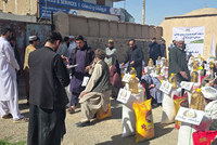 Bayat Foundation Distributes Ramadan Aid Packages to Dozens of Needy Families in Farah