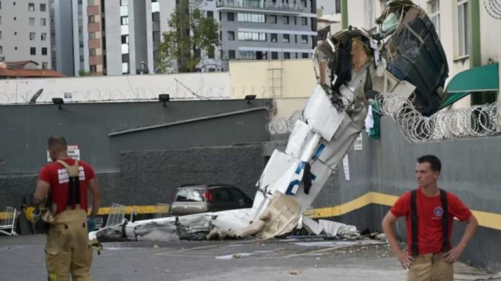 Three Killed, Two Injured After Small Plane Crashes Into Building in Brazil