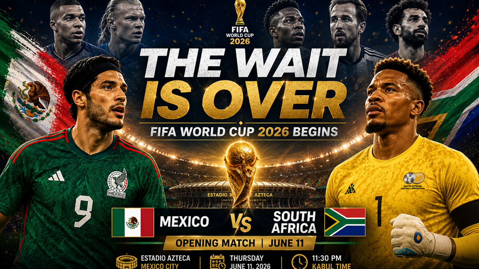 Mexico and South Africa to Open 2026 FIFA World Cup