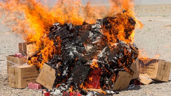 Forty Cartons of Substandard Medicine Destroyed in Farah Province