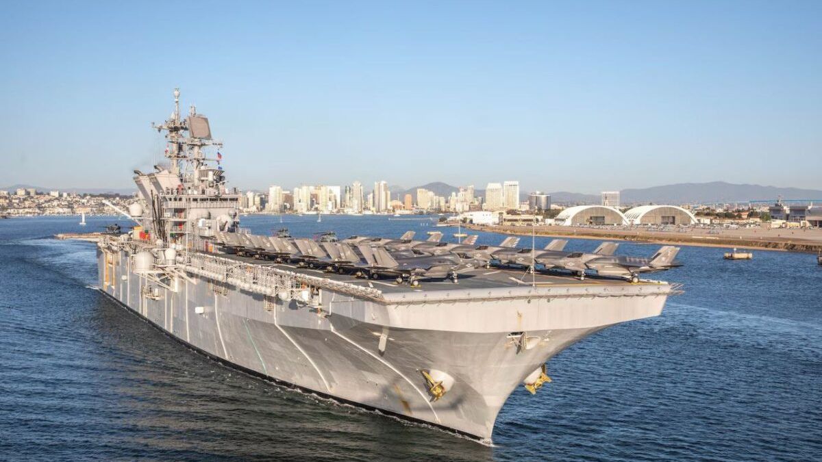 Pentagon deploys USS Tripoli and 2,500 Marines to Middle East amid Strait of Hormuz tensions