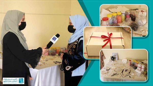 Young Kabul woman launches online bead jewelry business for family self-sufficiency