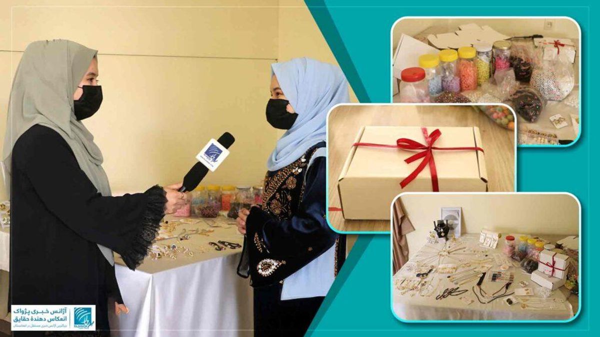 Young Kabul woman launches online bead jewelry business for family self-sufficiency