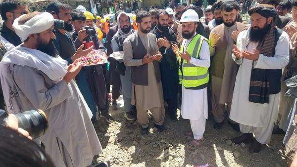 Construction Begins on Road Project in Maidan Wardak’s Sanglakh Area