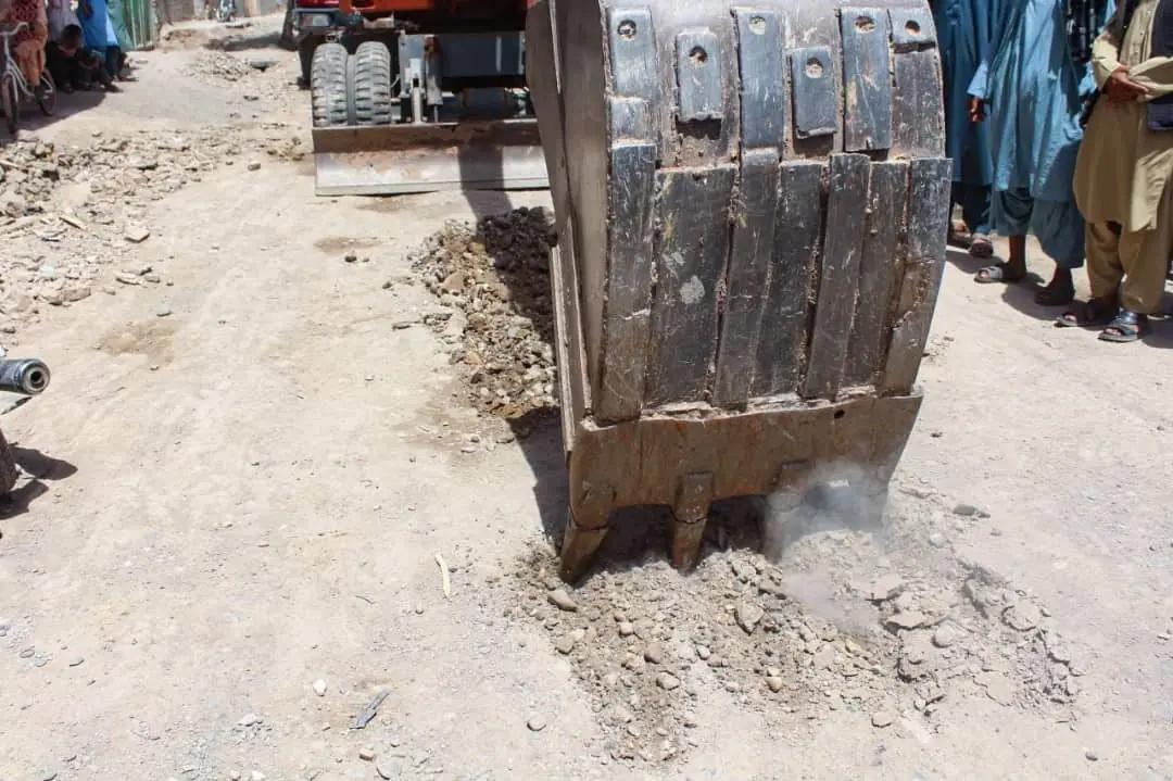 Road Paving and Canal Project Begins in Herat's 10th District