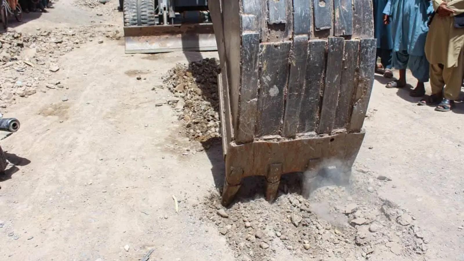 Road Paving and Canal Project Begins in Herat's 10th District