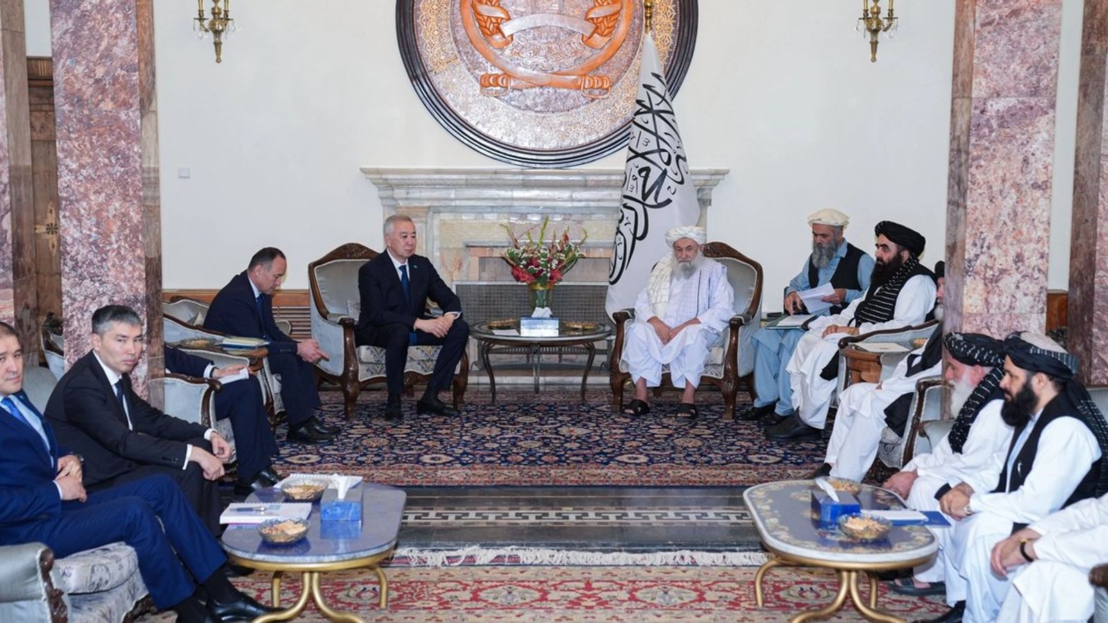Kazakh Deputy Prime Minister Meets Taliban Prime Minister in Kabul