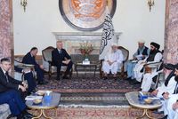 Kazakh Deputy Prime Minister Meets Taliban Prime Minister in Kabul
