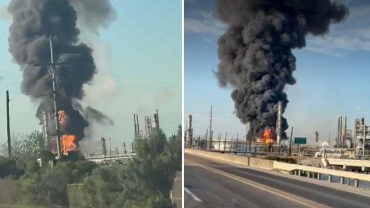 Explosion Sparks Fire at Crude Oil Refinery in Port Arthur, Texas