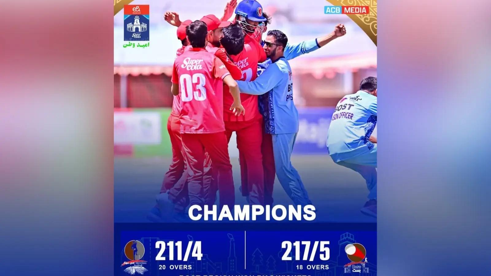 Bost Team Wins 20-Over National Cup Championship