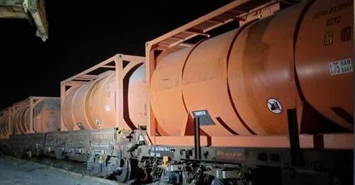 Combined rail transit from Iraq to Afghanistan via Kermanshah, Iran, begins