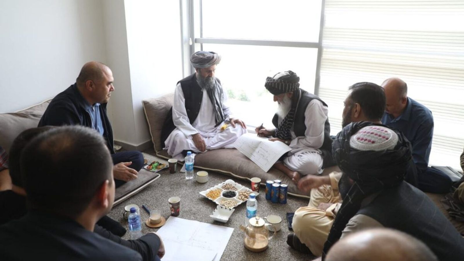 Mullah Abdul Ghani Baradar Inaugurates Fifth Section of Hairatan-Mazar-i-Sharif Railway