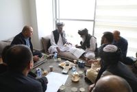 Mullah Abdul Ghani Baradar Inaugurates Fifth Section of Hairatan-Mazar-i-Sharif Railway