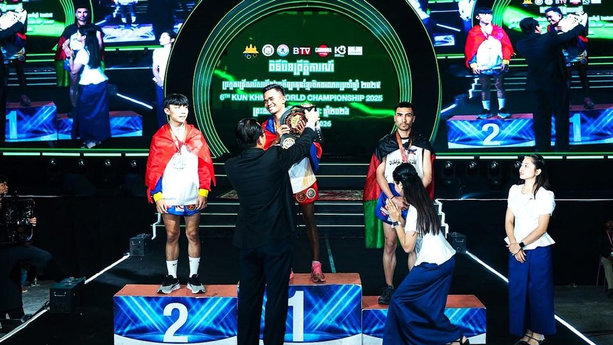 Afghan Kun Khmer athletes win five medals at world championships