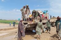 Afghan Forces Rescue Residents Stranded by Floods in Helmand's Kajaki District