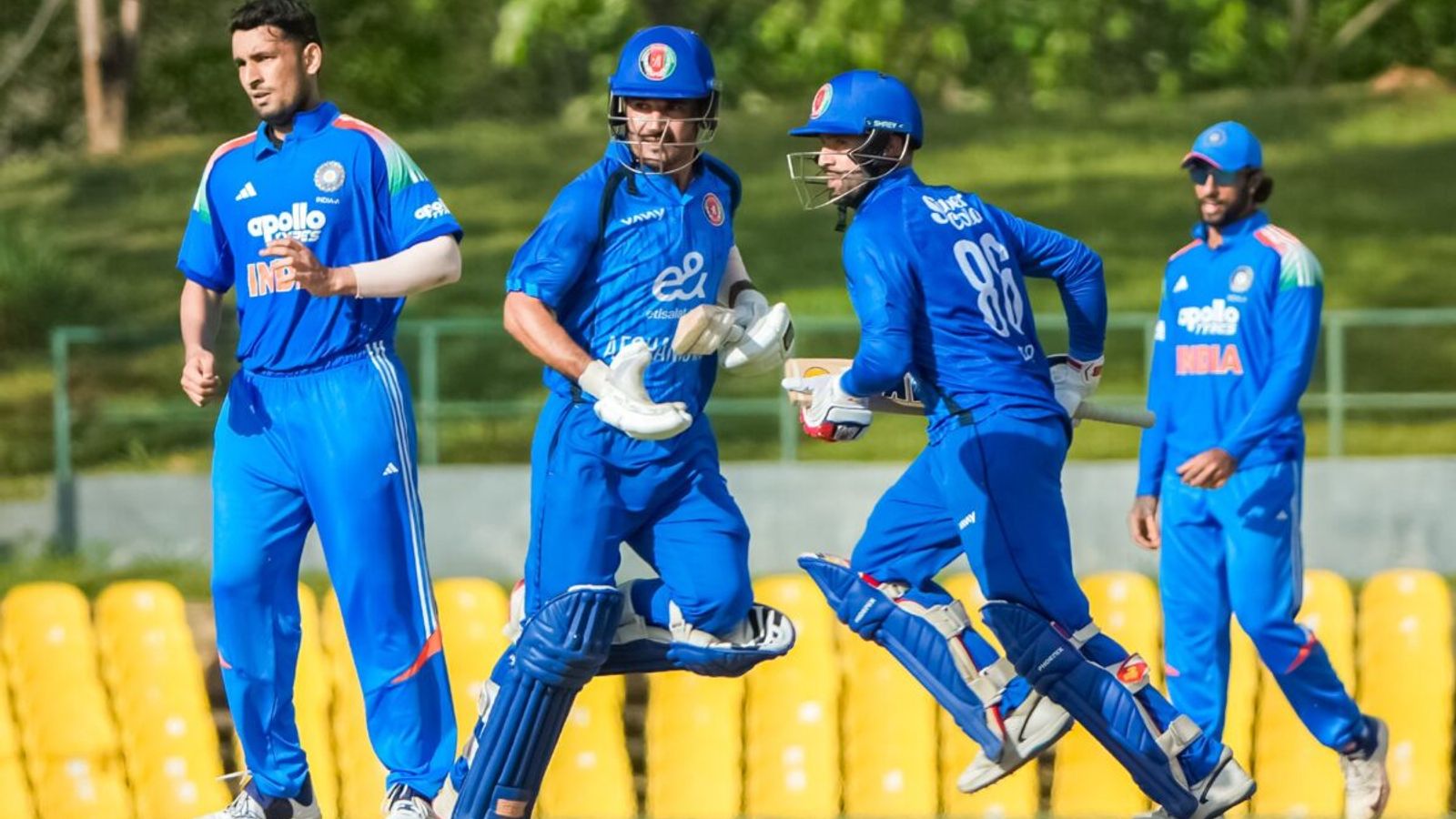 Afghanistan A Defeats India A by Four Runs in Rain-Affected Tri-Series Opener