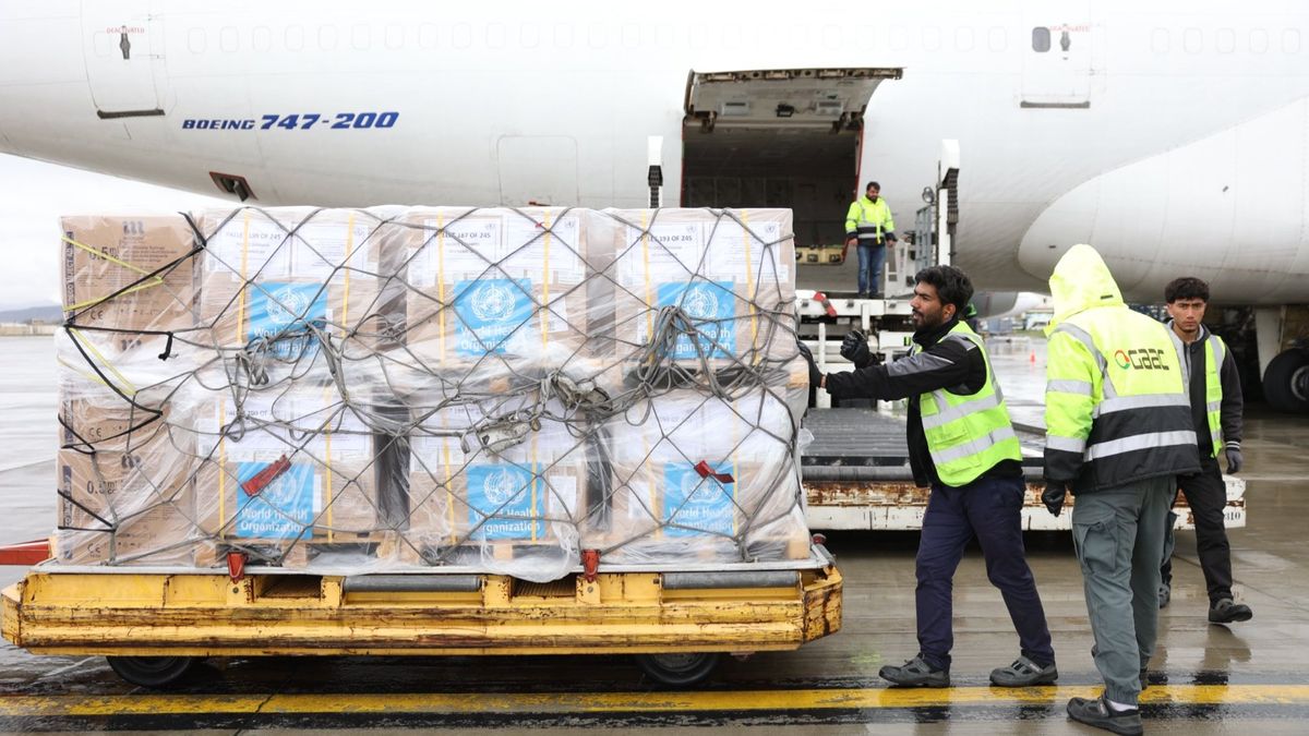 WHO Announces Arrival of 78.5 Tons of Emergency Health Aid in Afghanistan