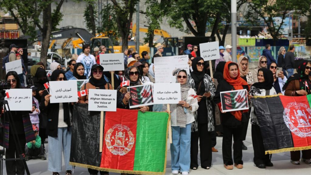 Afghan Diaspora Protests in Canada and Other Cities Against Taliban Arrests in Herat