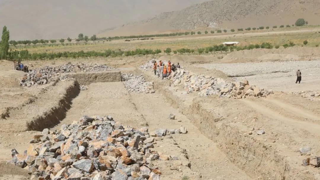 Construction of Two Small Dams Begins in Ghazni's Gilan District