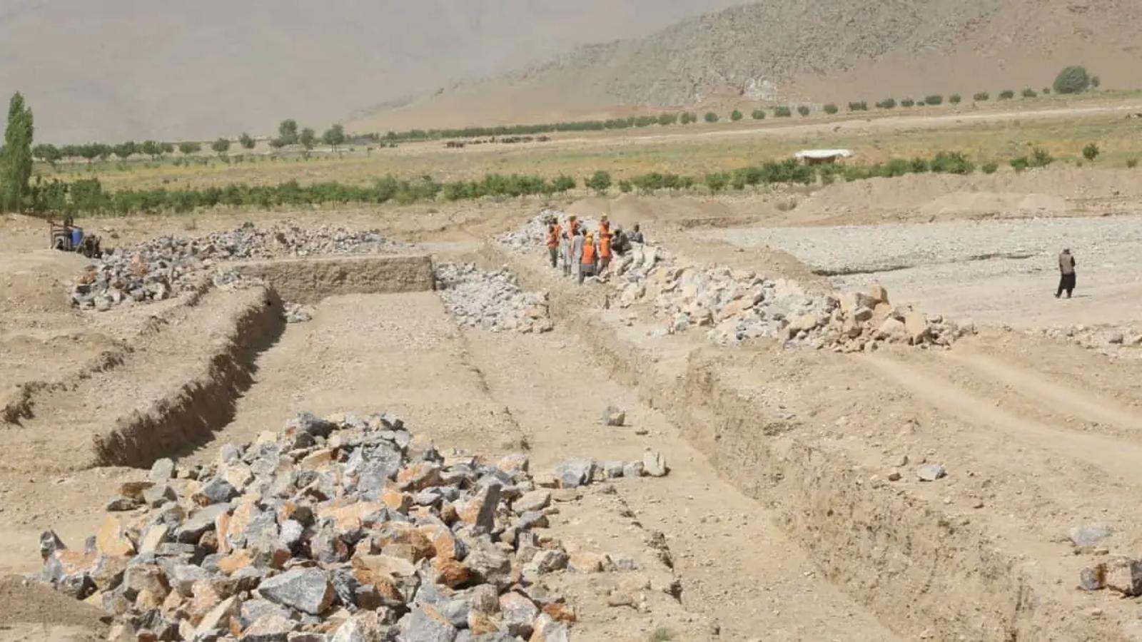 Construction of Two Small Dams Begins in Ghazni's Gilan District