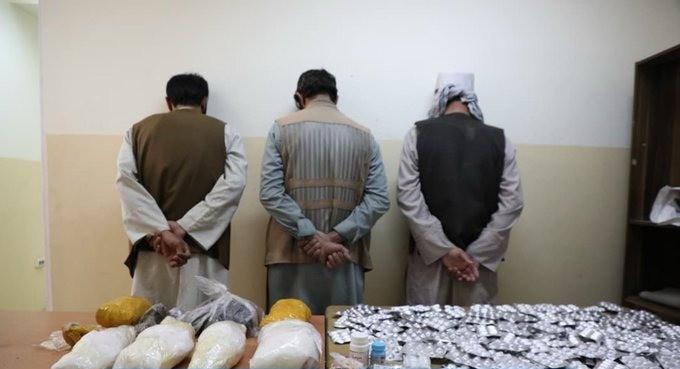 Three Suspects Detained in Kabul for Drug Trafficking