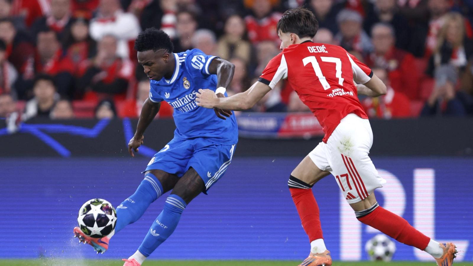Real Madrid beats Benfica 1-0 in Champions League playoff first leg