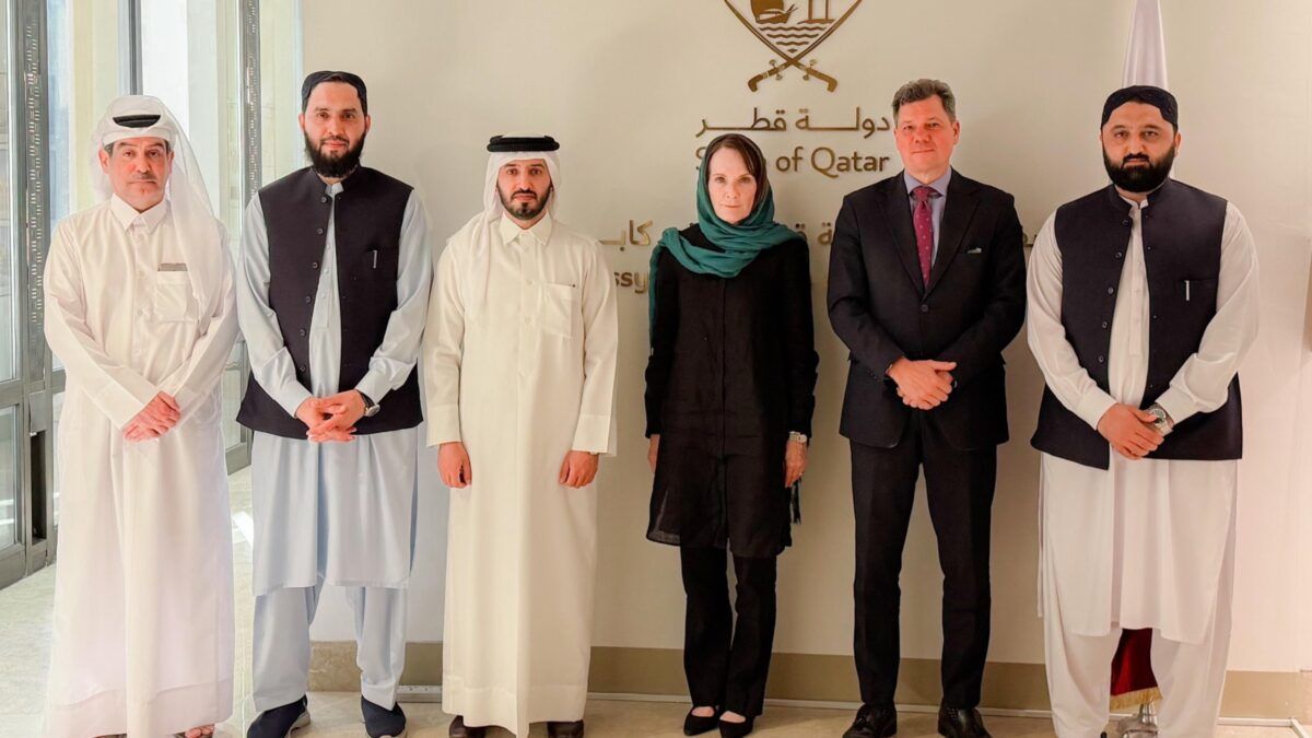 Qatar Embassy in Kabul Holds Meeting on Afghanistan's Relations with the International Community