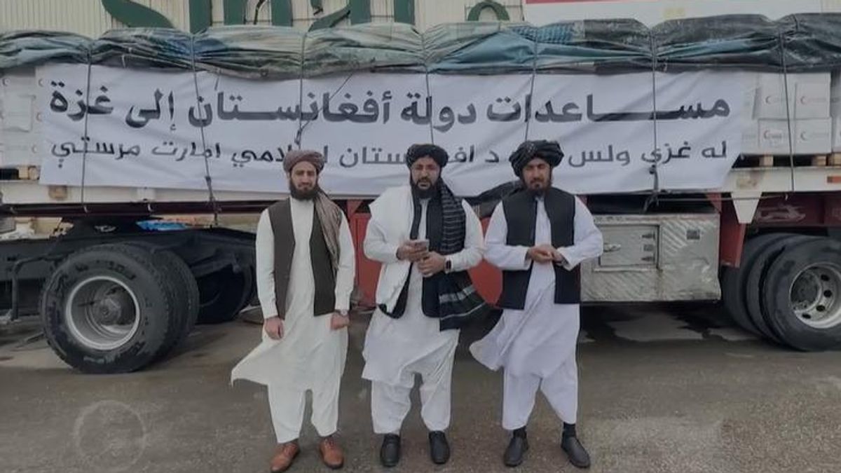 Islamic Emirate of Afghanistan Delivers 530 Tons of Aid to Gaza