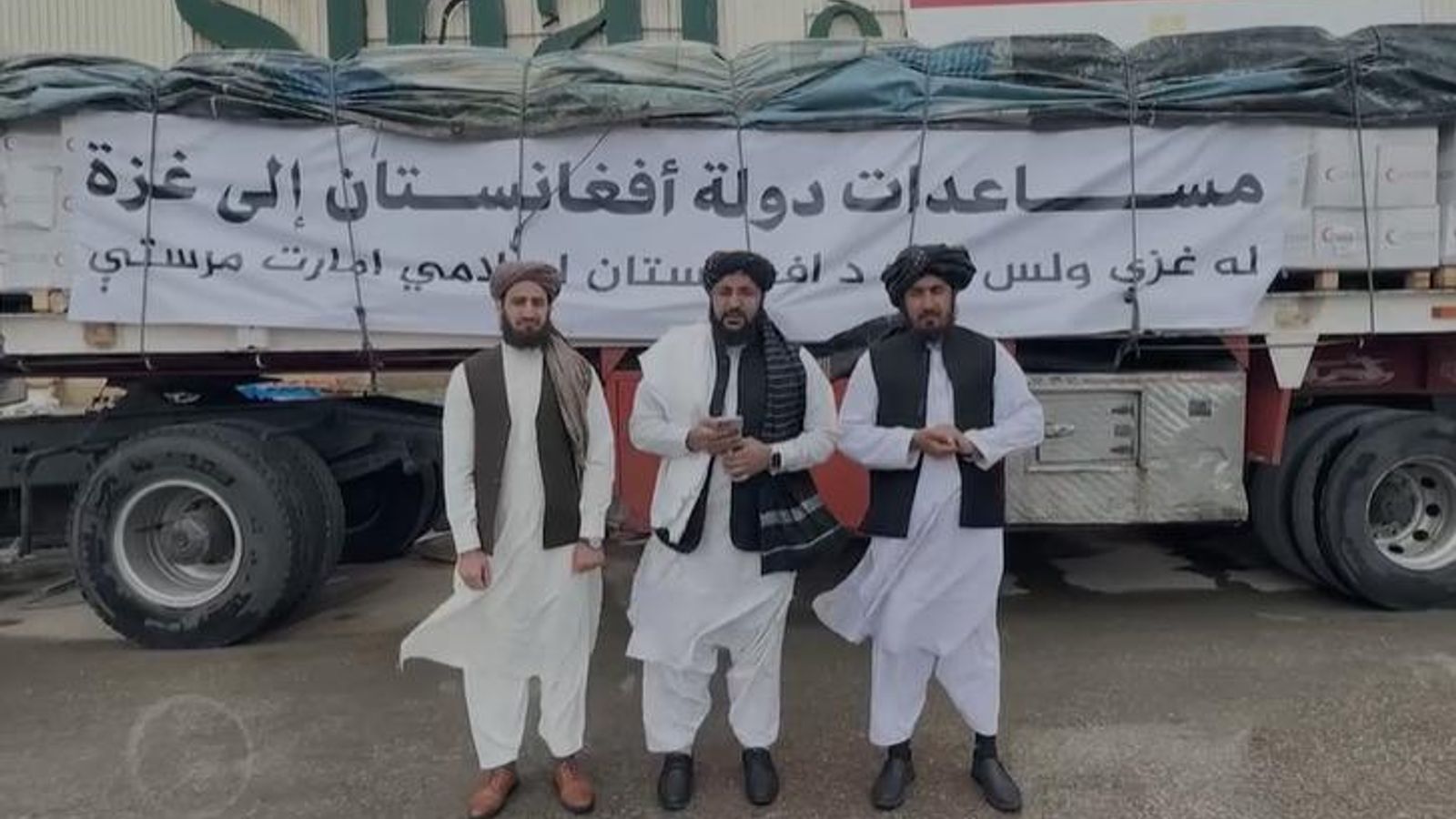 Islamic Emirate of Afghanistan Delivers 530 Tons of Aid to Gaza