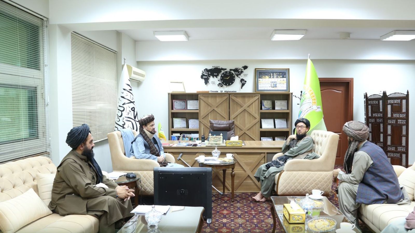 Minister of Rural Rehabilitation and Development Meets Samangan Governor