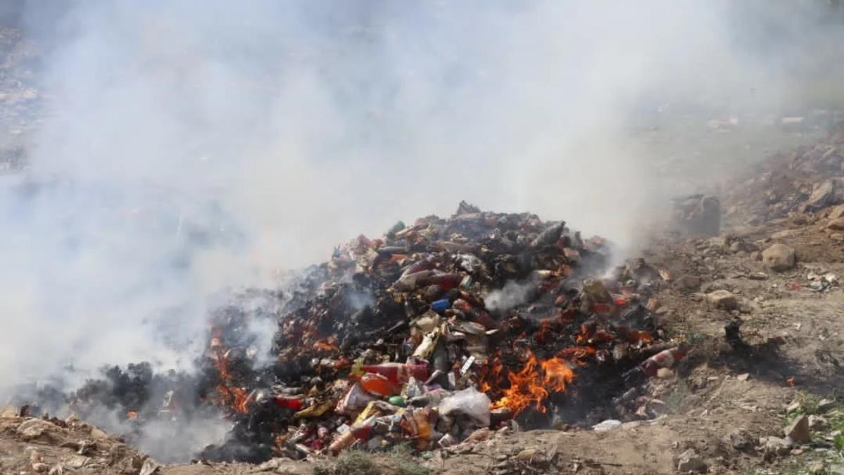 11 Tons of Expired and Substandard Goods Destroyed in Khost