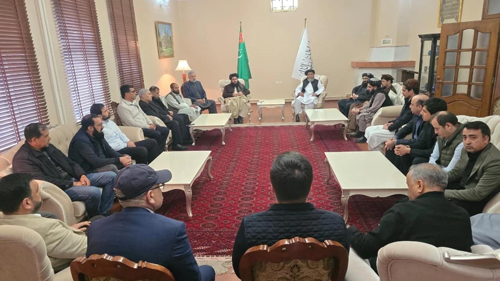 Islamic Emirate of Afghanistan Delegation Meets Afghan Traders and Turkmen Officials in Ashgabat