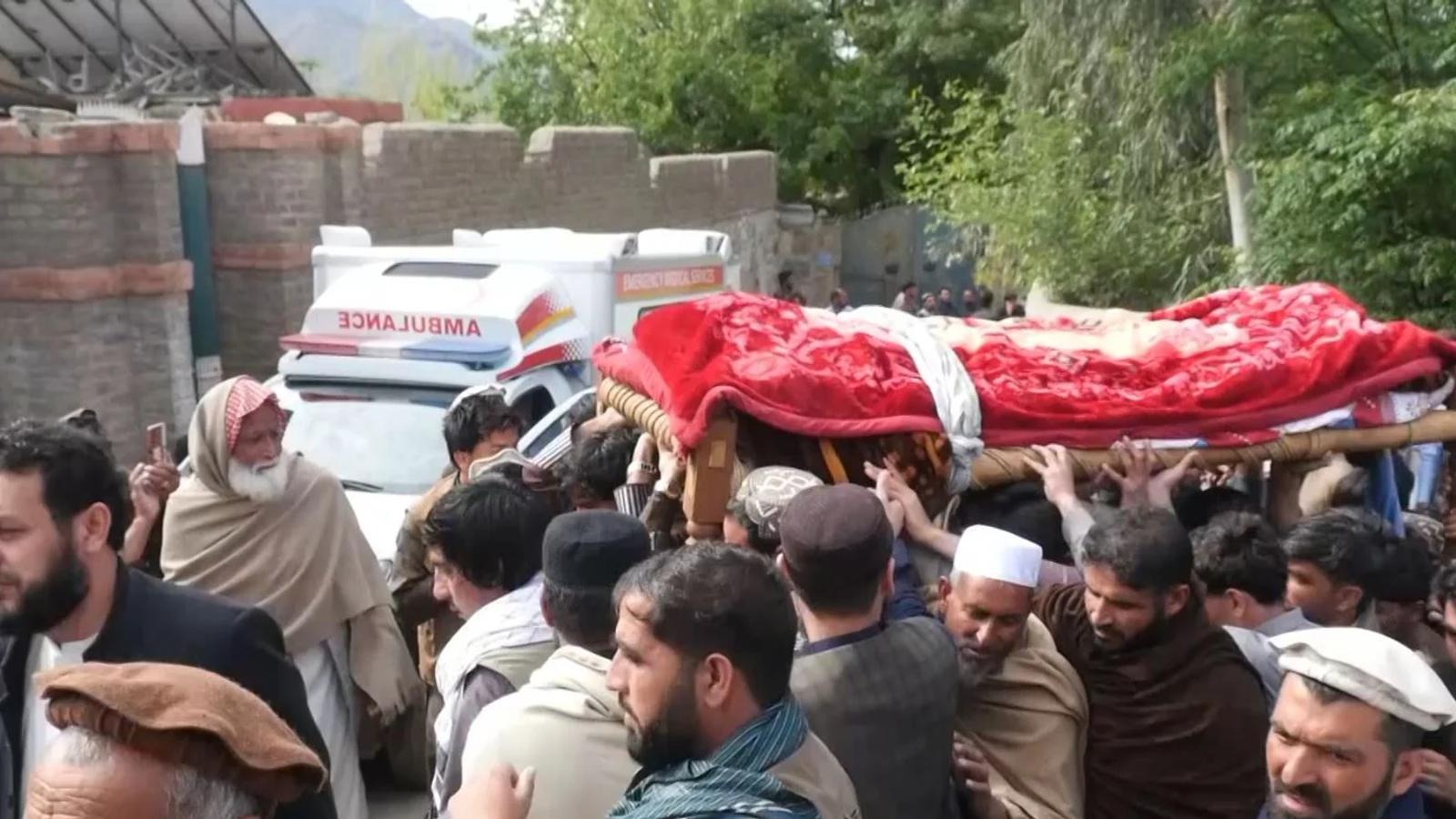 Funeral Held in Kunar for Mother and Child Killed in Pakistani Airstrike in Nuristan