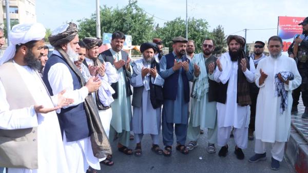Construction of Four Intersections Completed in Mazar-i-Sharif City