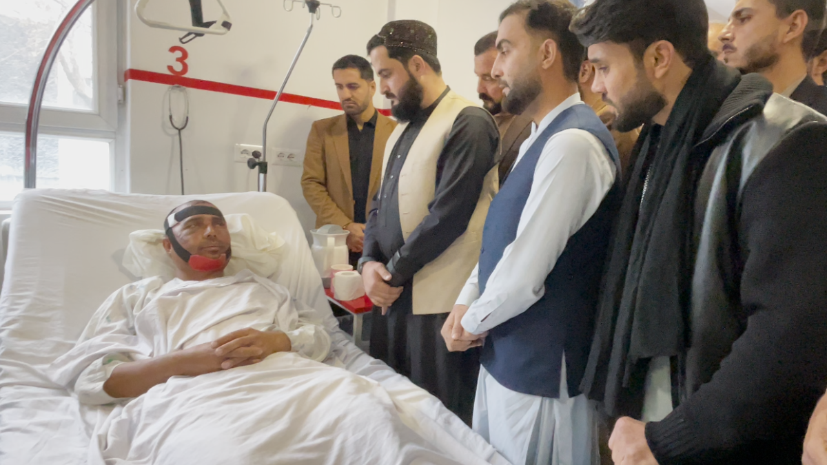 Afghan Cricket Team Officials Visit Injured Victims in Kabul Hospitals