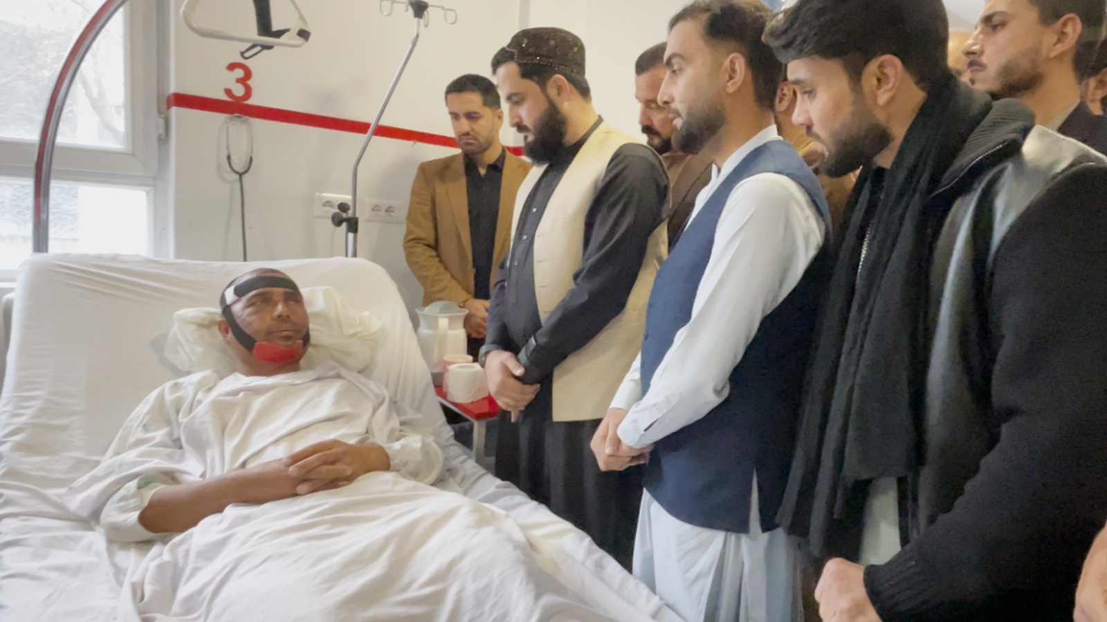 Afghan Cricket Team Officials Visit Injured Victims in Kabul Hospitals