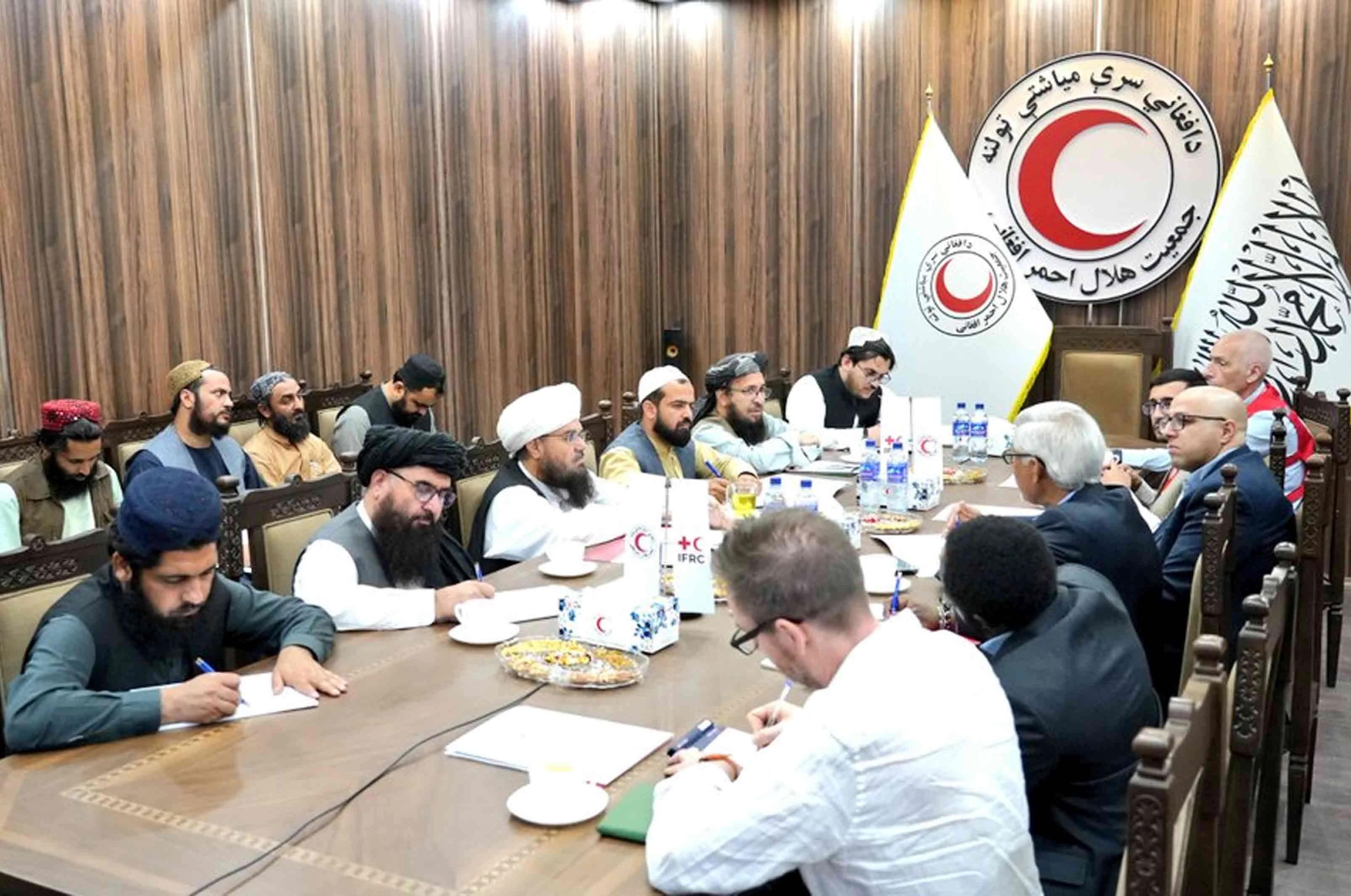 Red Cross and Red Crescent Officials Arrive in Kabul